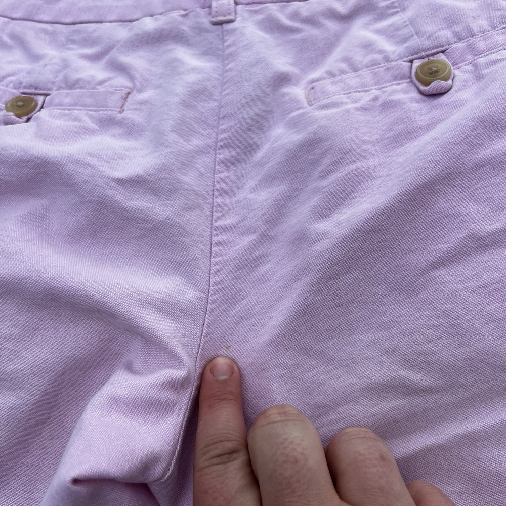 LL Bean Pink Chino Favorite Fit Stretch Cotton Shorts, Women's Size 4 - Picture 3 of 9